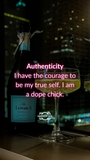 "Authenticity affirmation card from 14 Days of Audacity Digital Empowerment Kit"